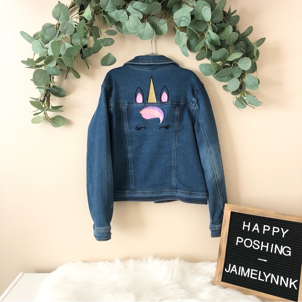 Like New Unicorn Denim Jacket
